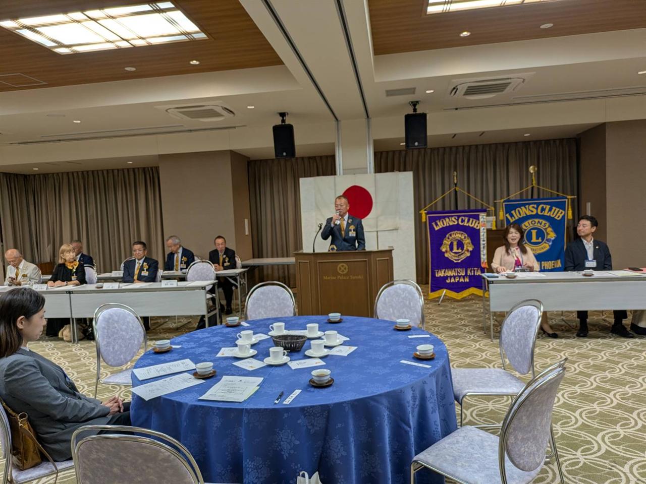 9月第一例会（高松フェニックスLC合同例会・入会式）