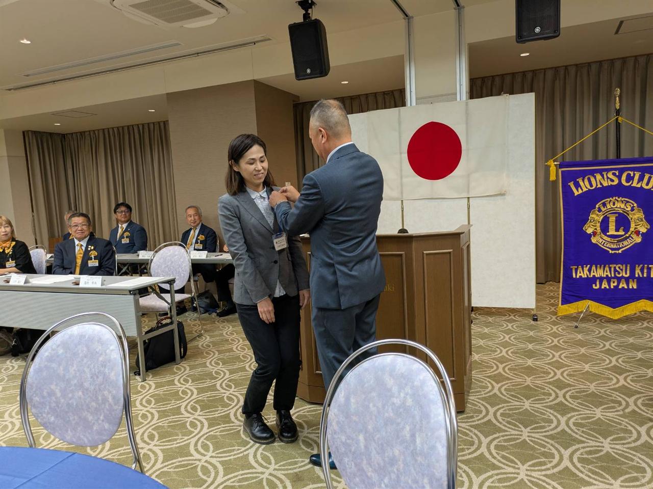 9月第一例会（高松フェニックスLC合同例会・入会式）