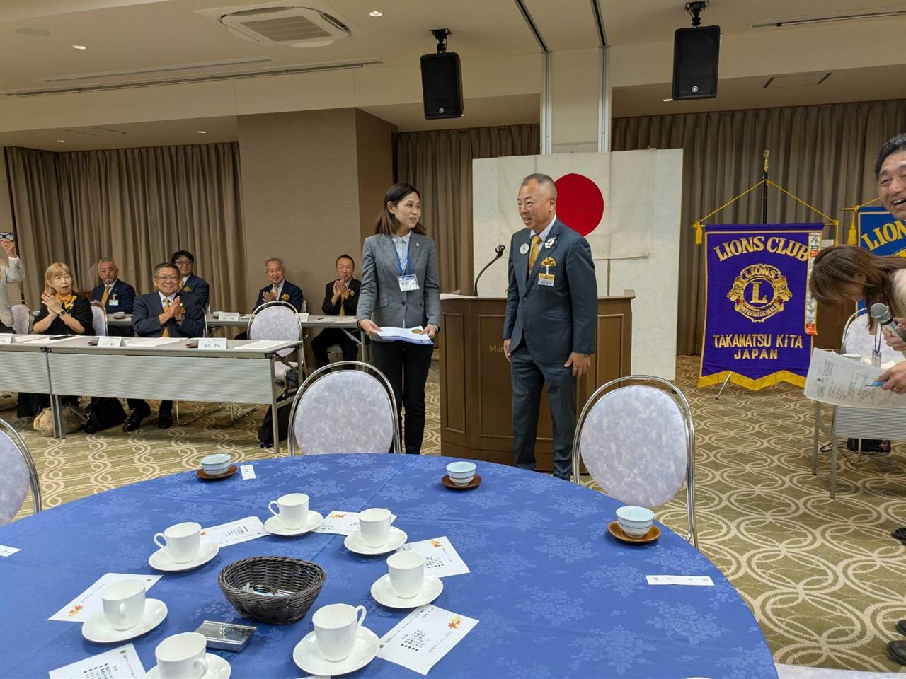 9月第一例会（高松フェニックスLC合同例会・入会式）